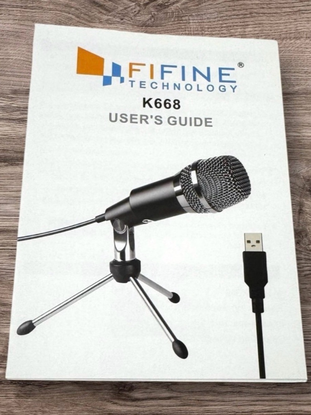 Fifine Technology Microphone USB K668 New in Box